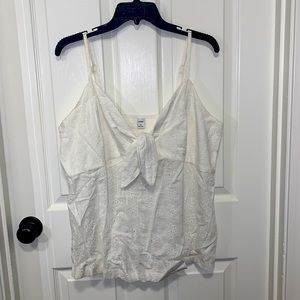 White Lace Old Navy Tank Top